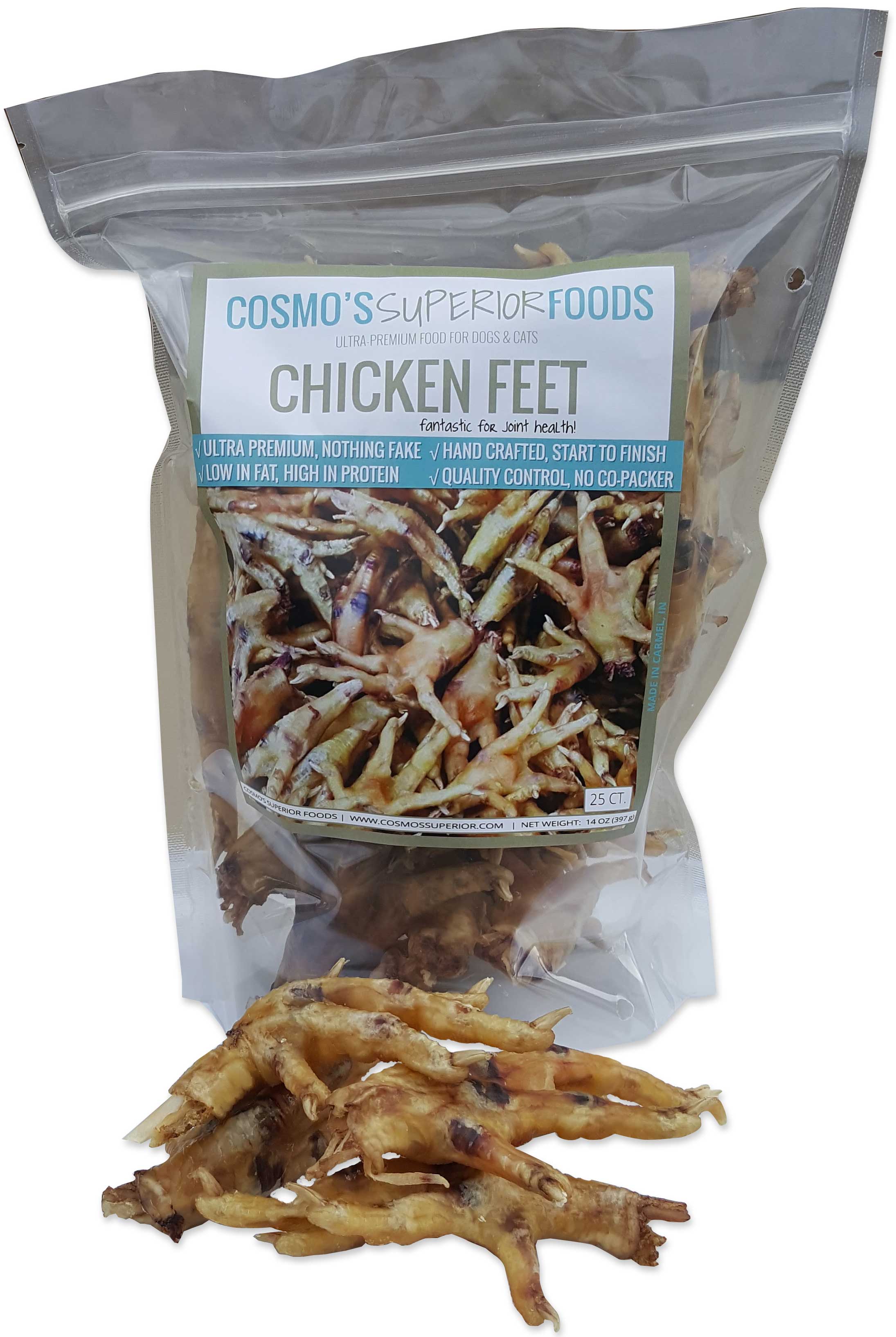 100 ct Bulk Cosmo's Chicken Feet