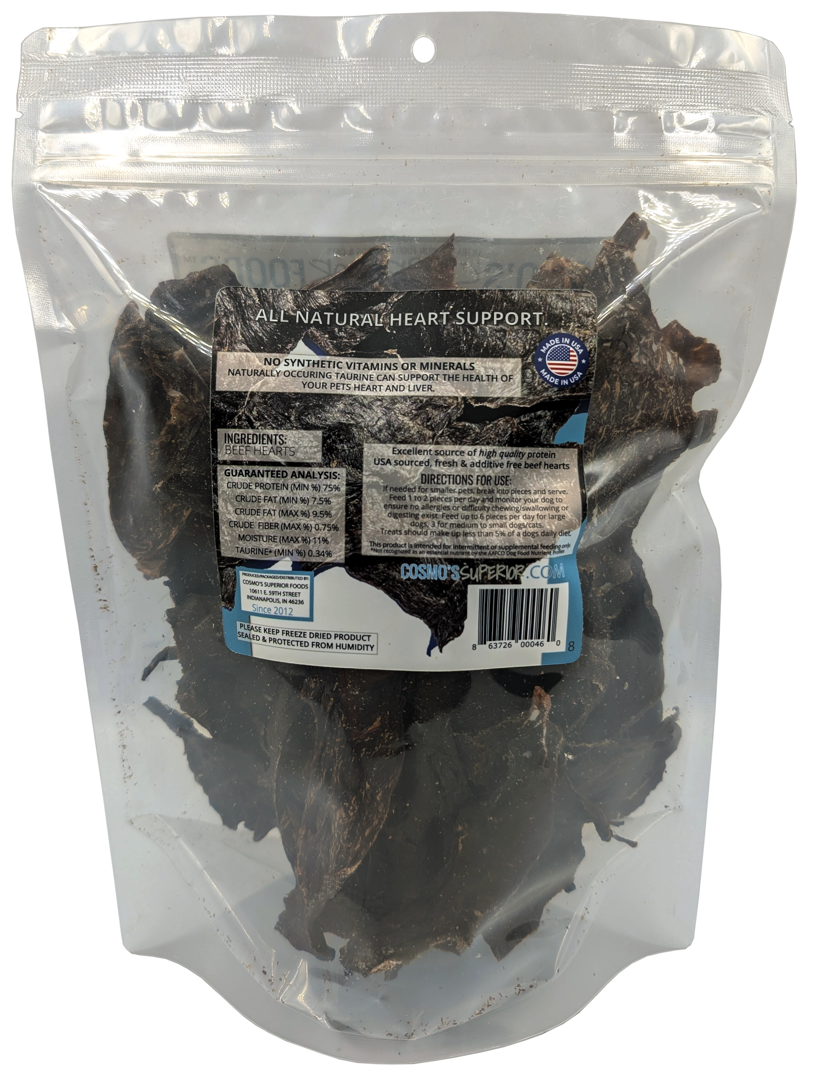 Cosmo's Signature Beef Heart - 8 oz