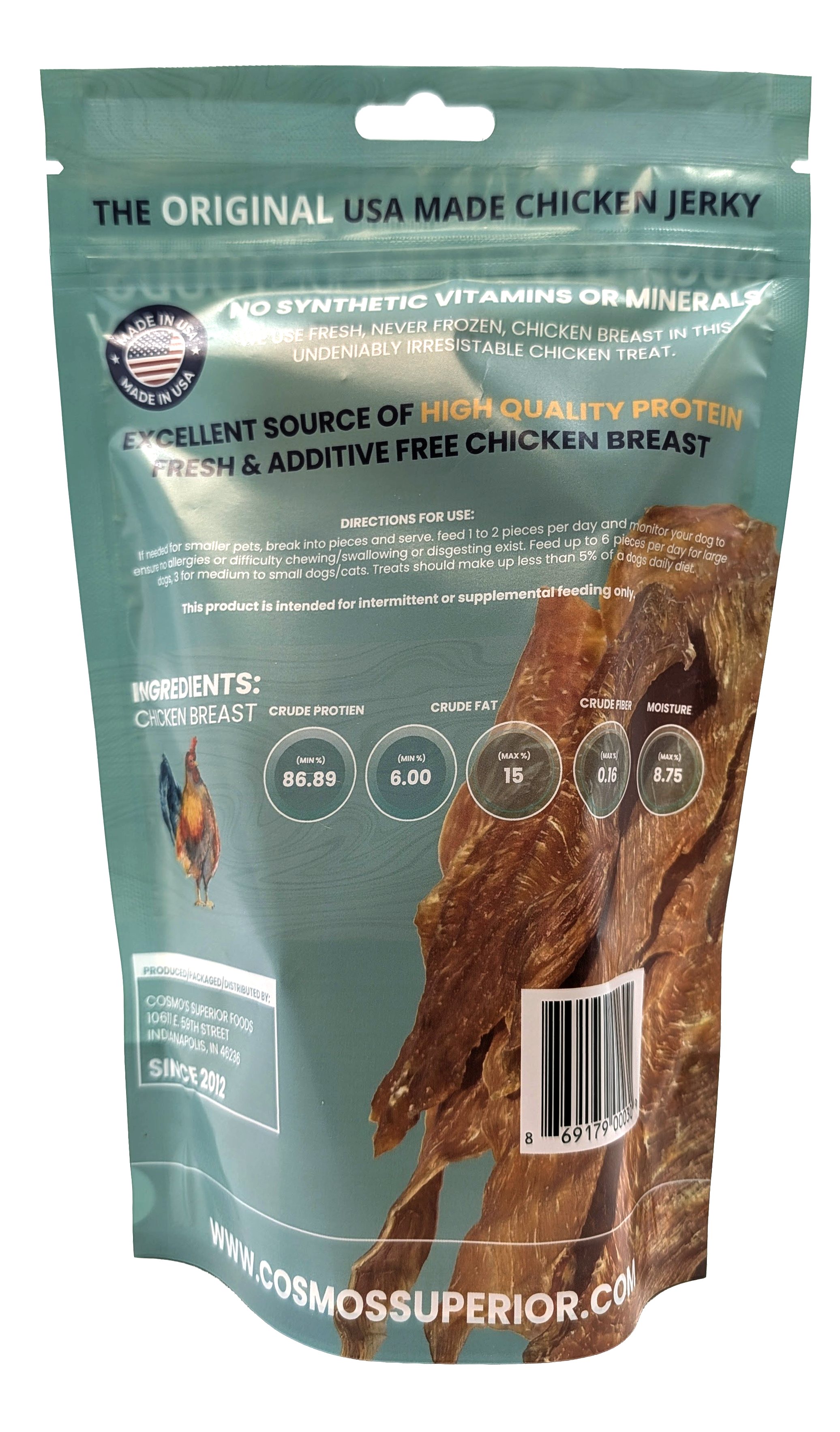 Cosmo's Signature Chicken Jerky - 4 oz