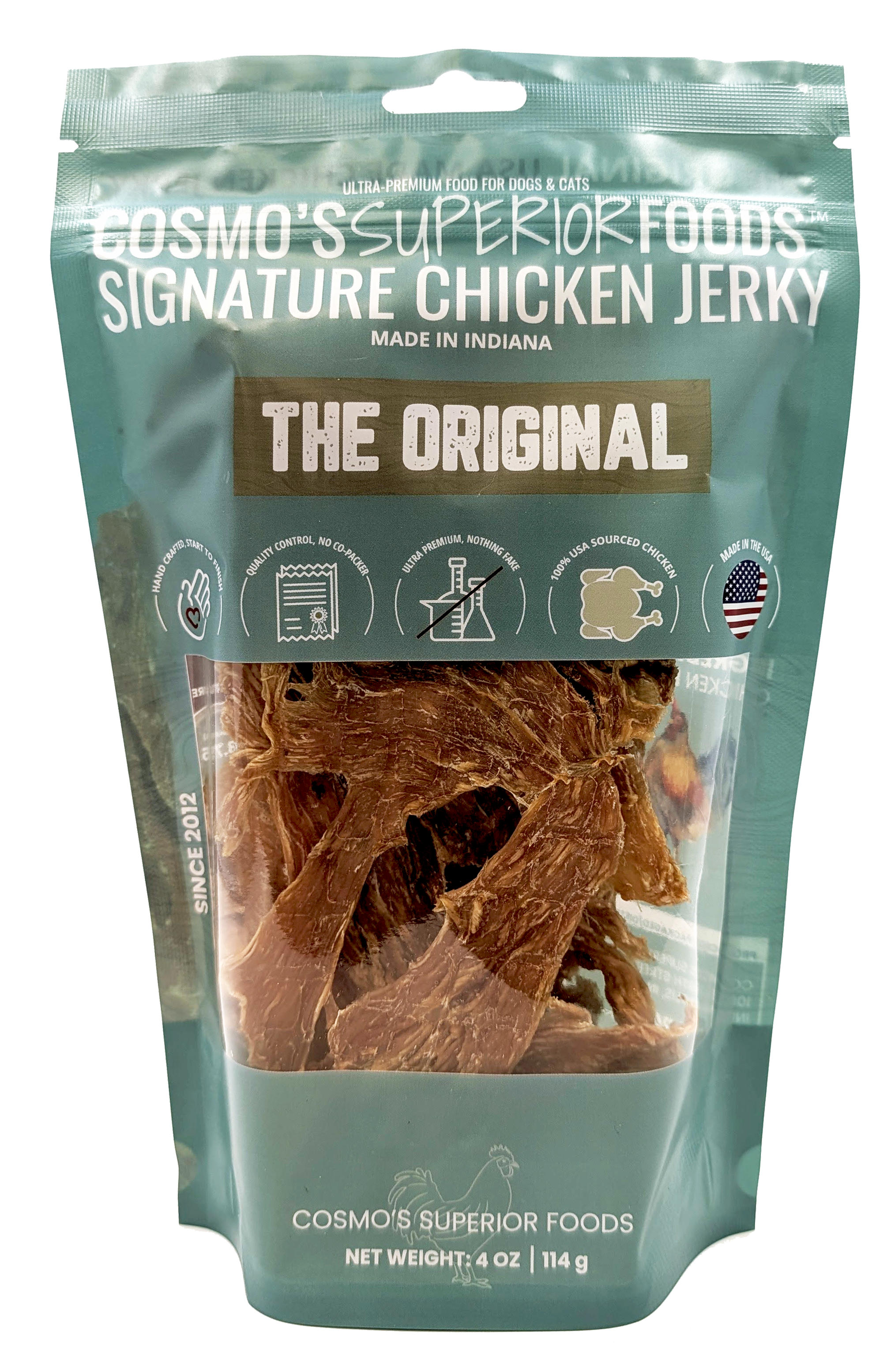 Cosmo's Signature Chicken Jerky - 4 oz