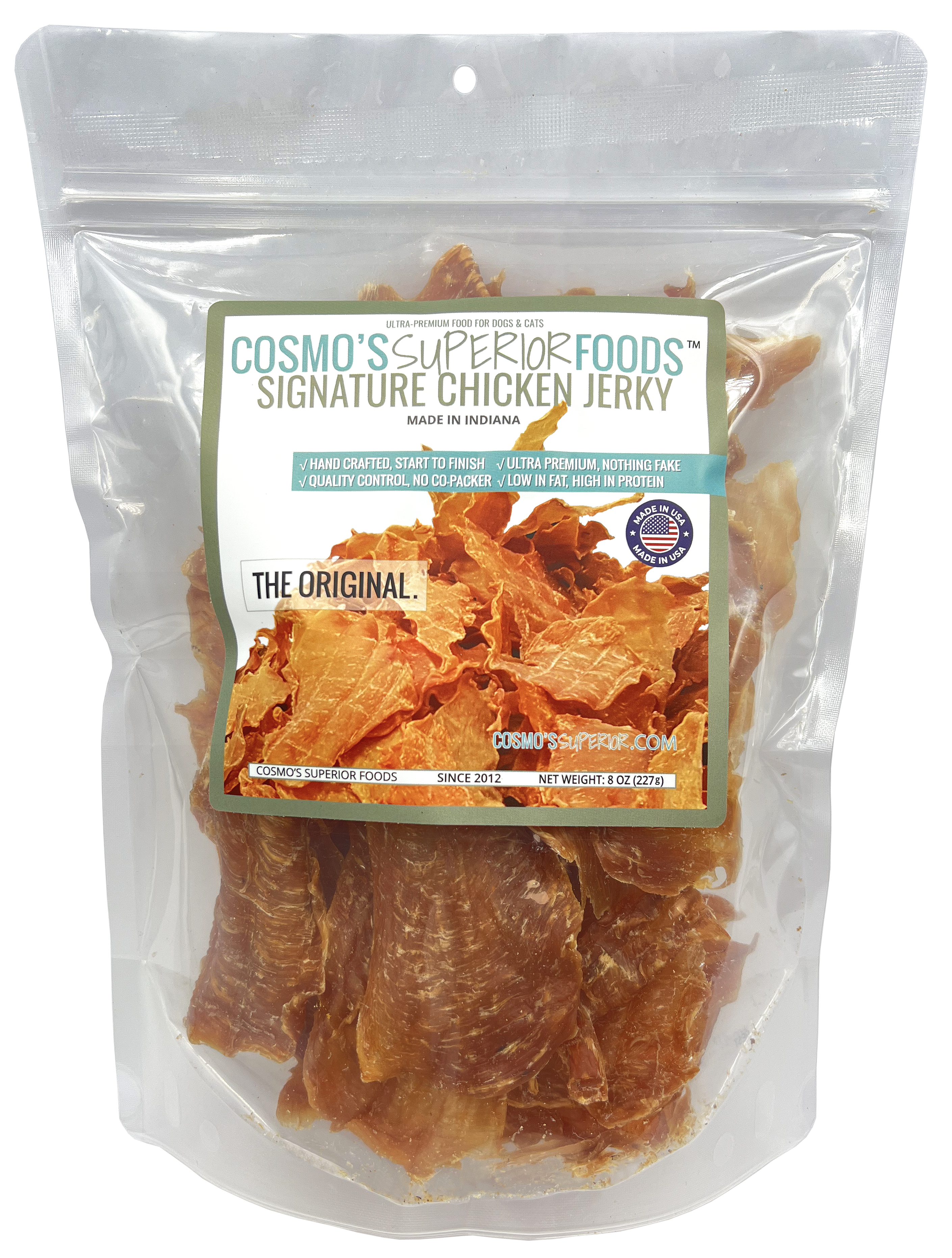 Cosmo's Signature Chicken Jerky - 8 oz