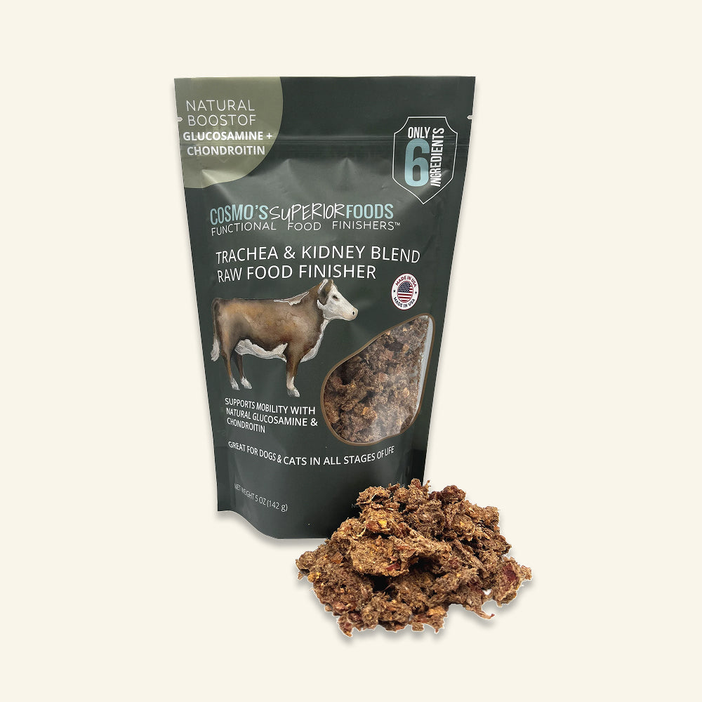 **NEW RELEASE** Cosmo's Trachea & Kidney Raw Food Finisher™ -- Mobility Support!