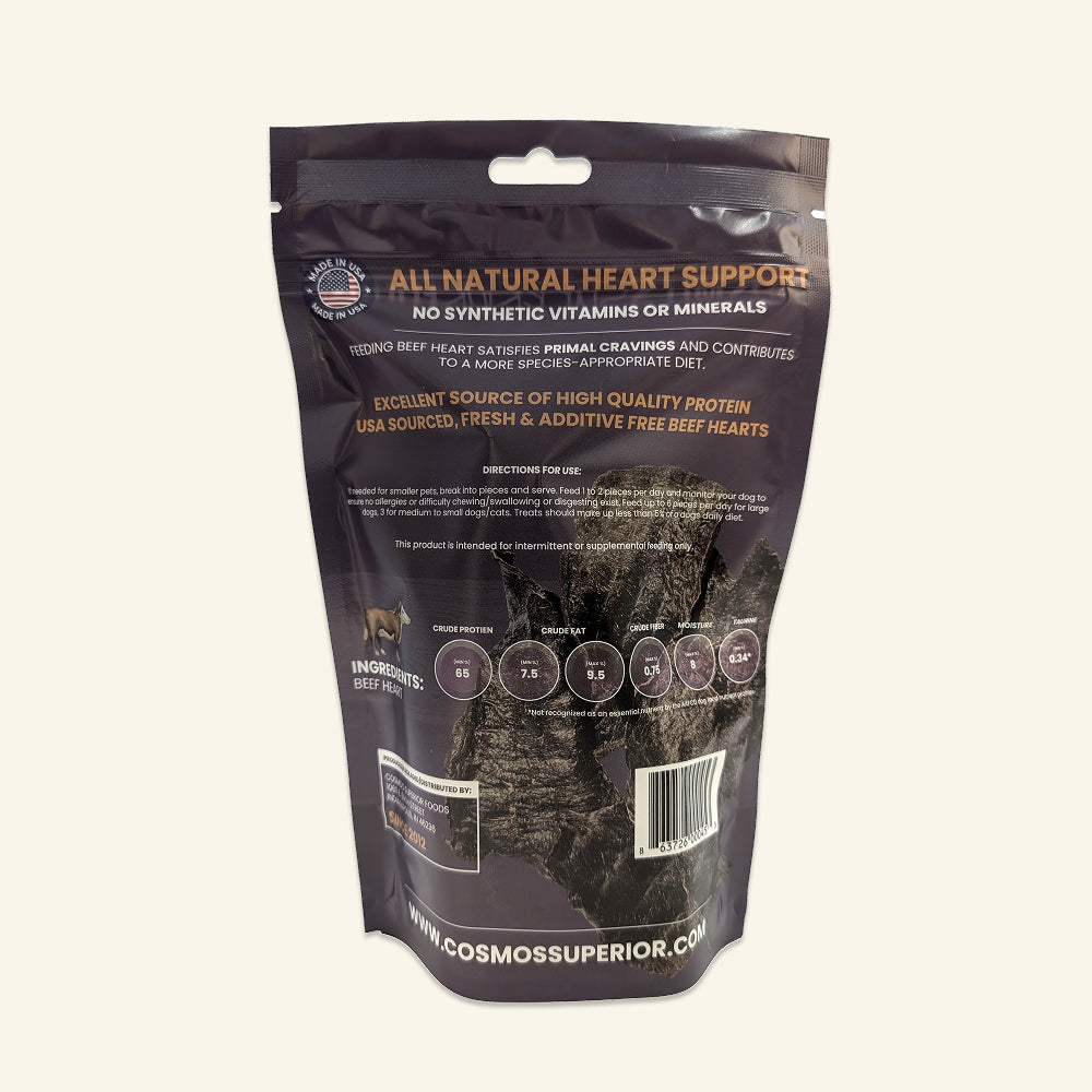Cosmo's Signature Beef Heart 4 oz