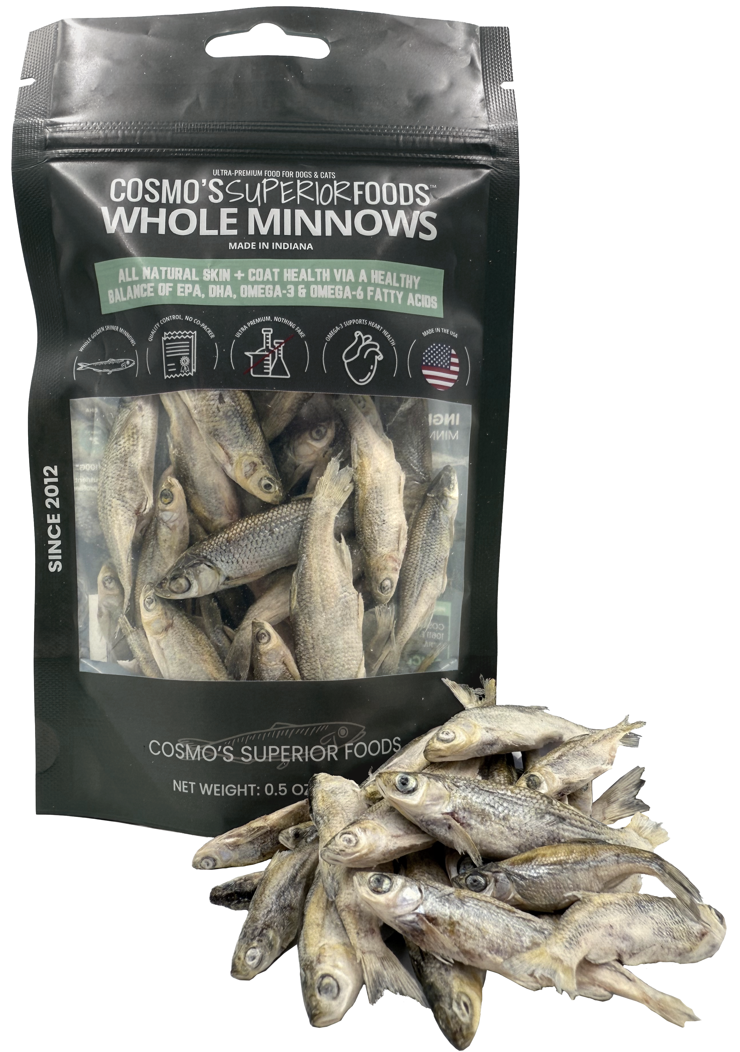 Cosmo's Superior Whole Minnow 0.5 oz