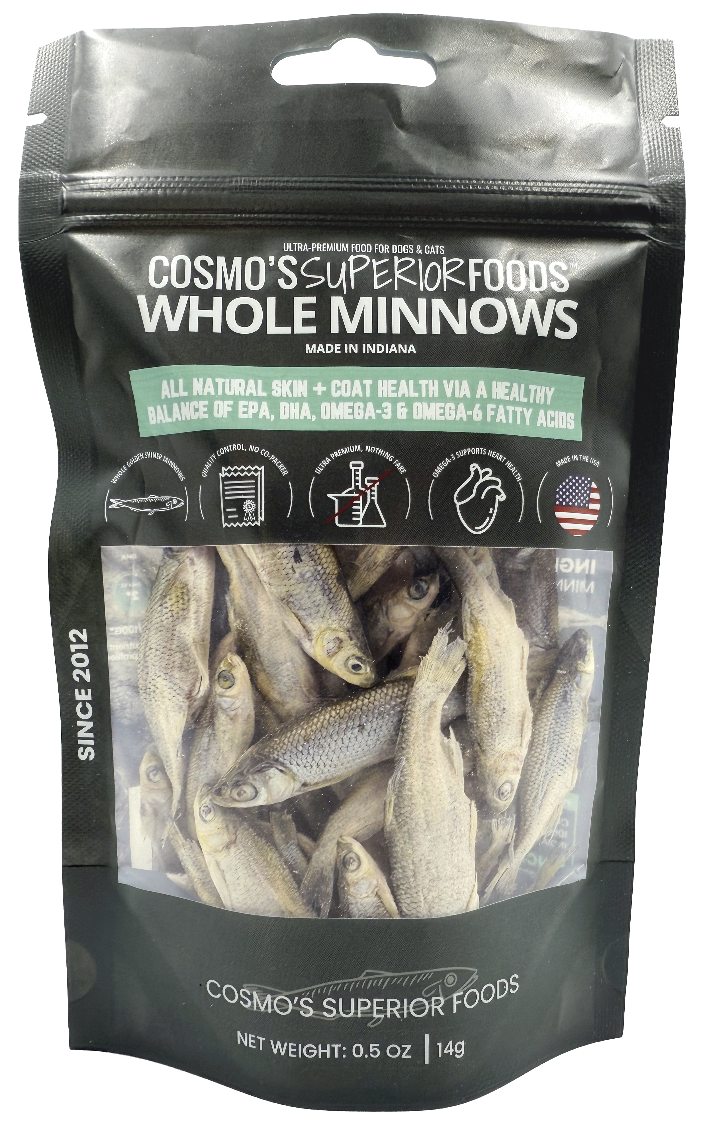 Cosmo's Superior Whole Minnow 0.5 oz