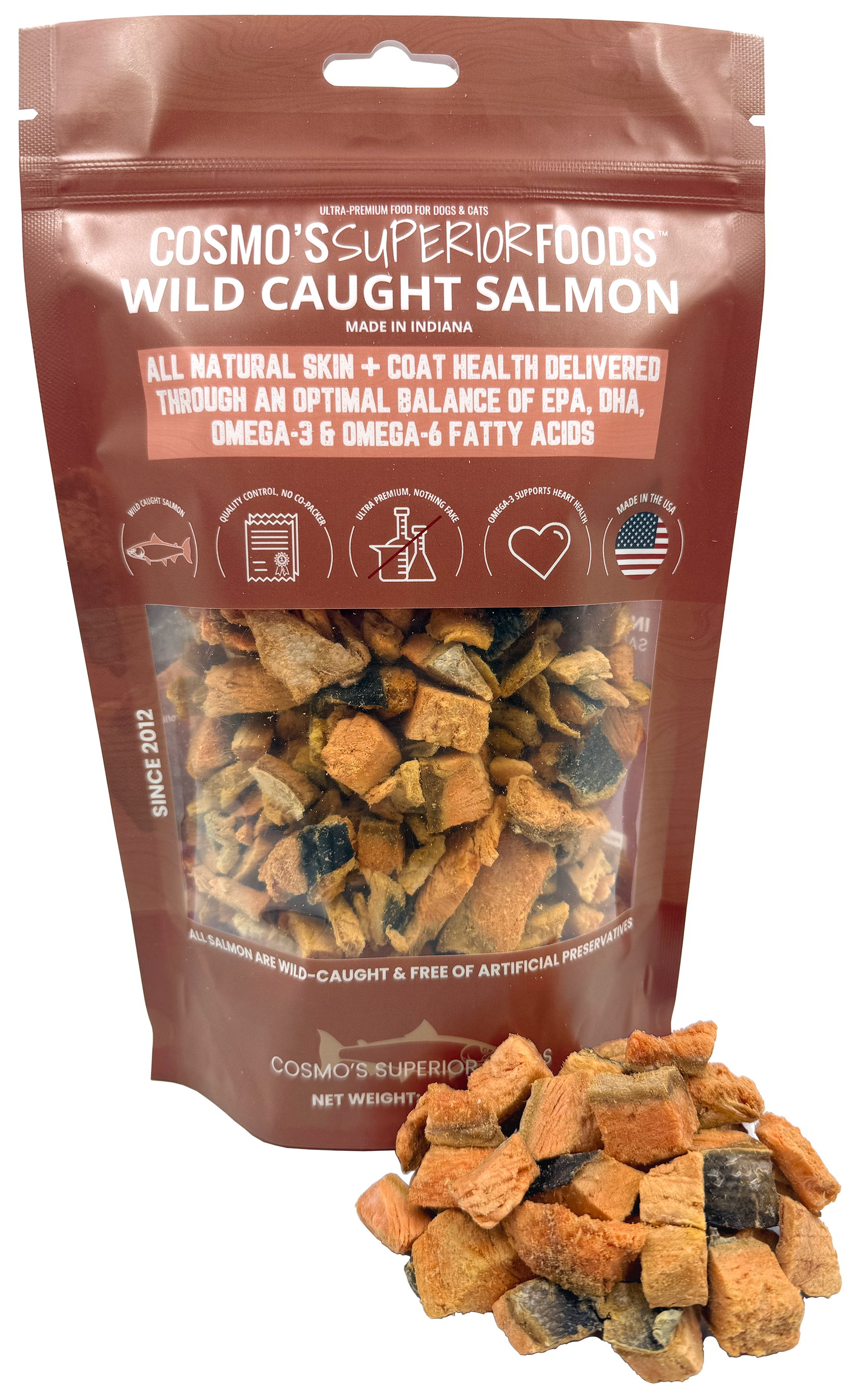 Cosmo's Wild Caught Sockeye Salmon 5 oz.