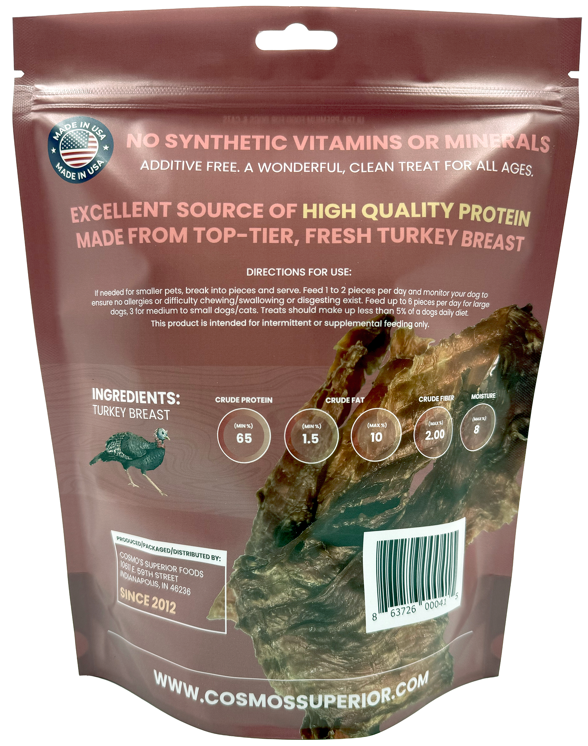 Cosmo's Signature Turkey Breast Slices - 8 oz