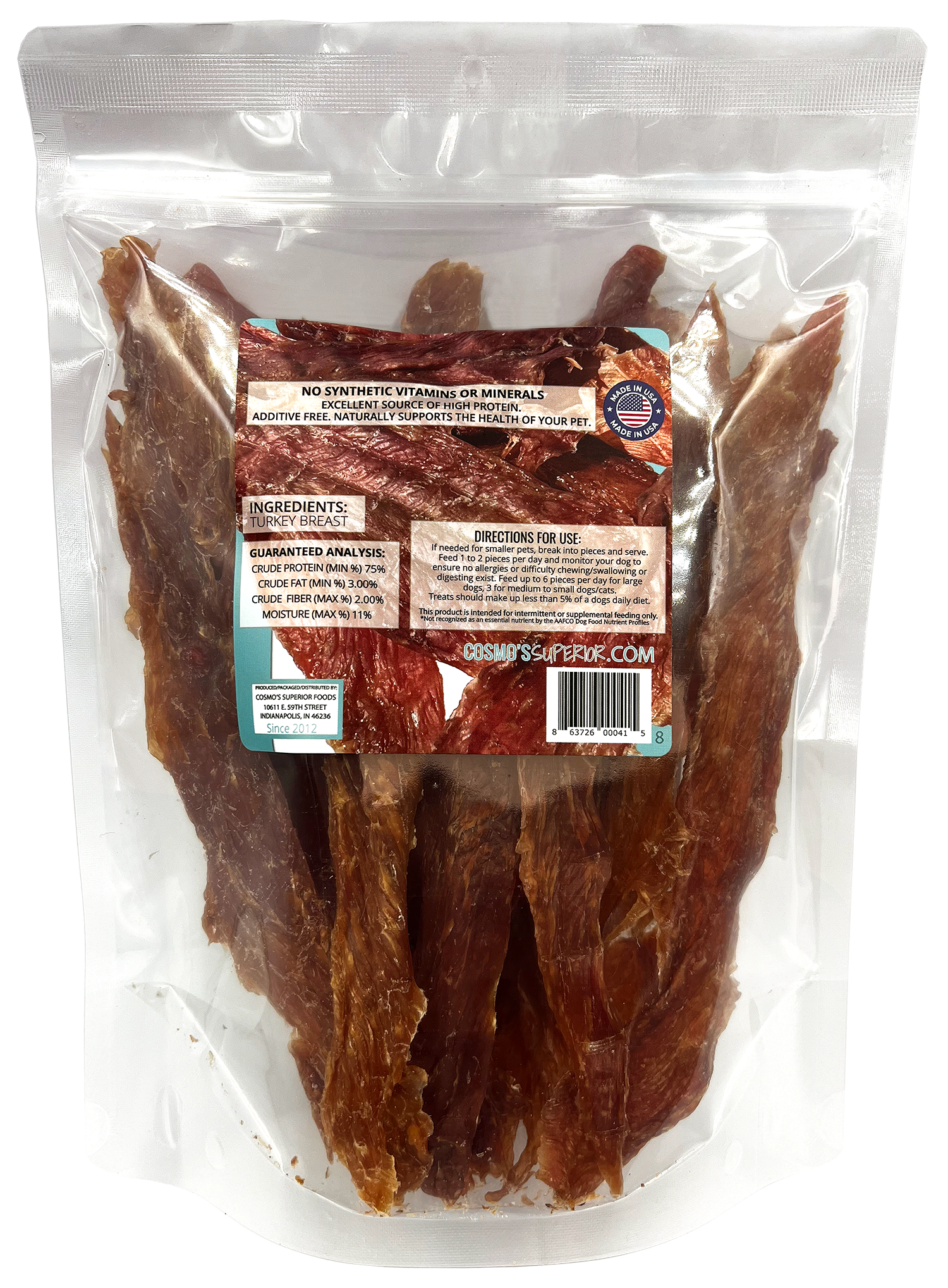 Cosmo's Signature Turkey Breast Slices - 8 oz
