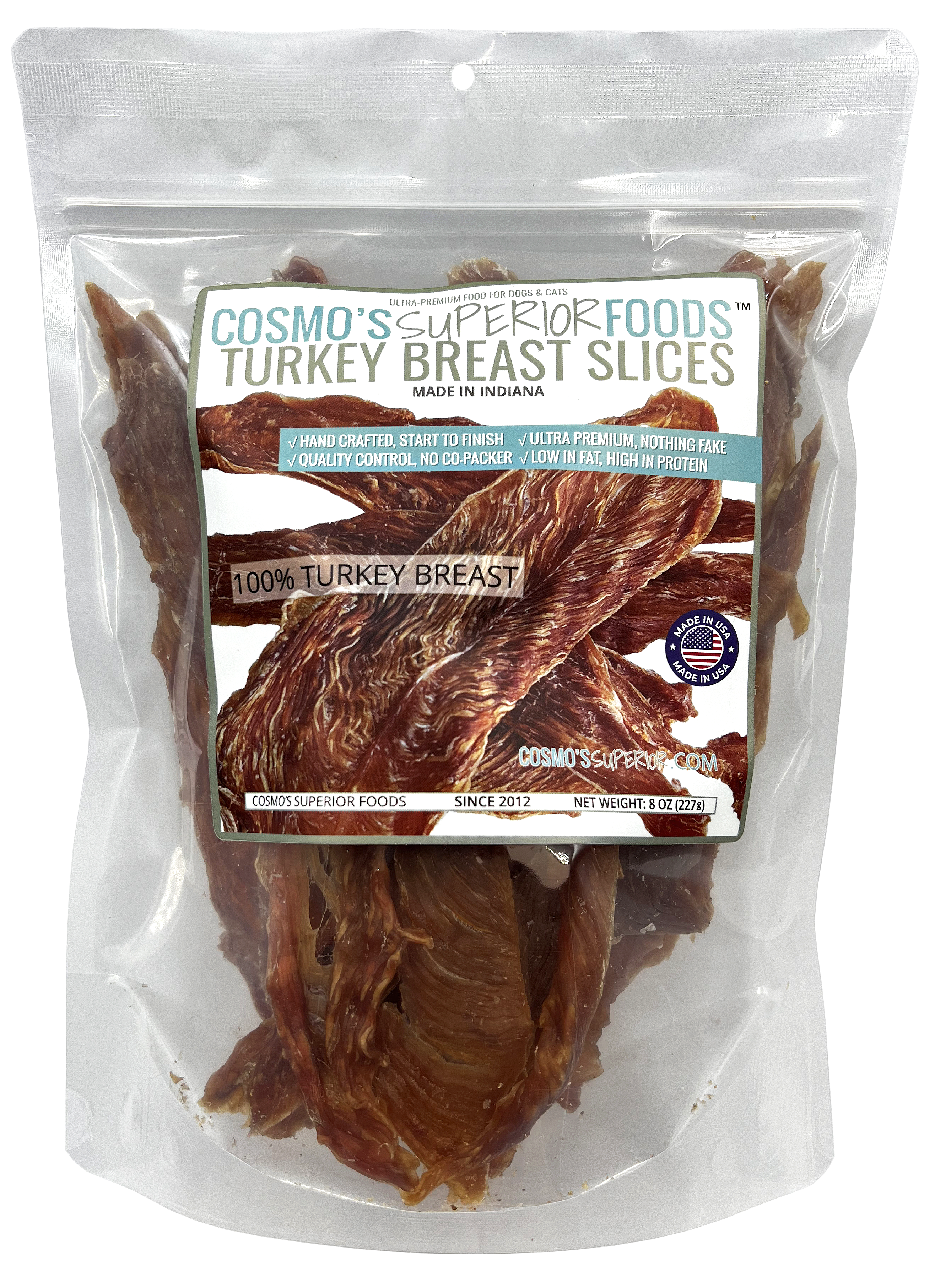 Cosmo's Signature Turkey Breast Slices - 8 oz