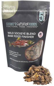 **NEW RELEASE** Cosmo's Wild Sockeye RAW Functional Food Finisher™ -- Natural Omega-3s