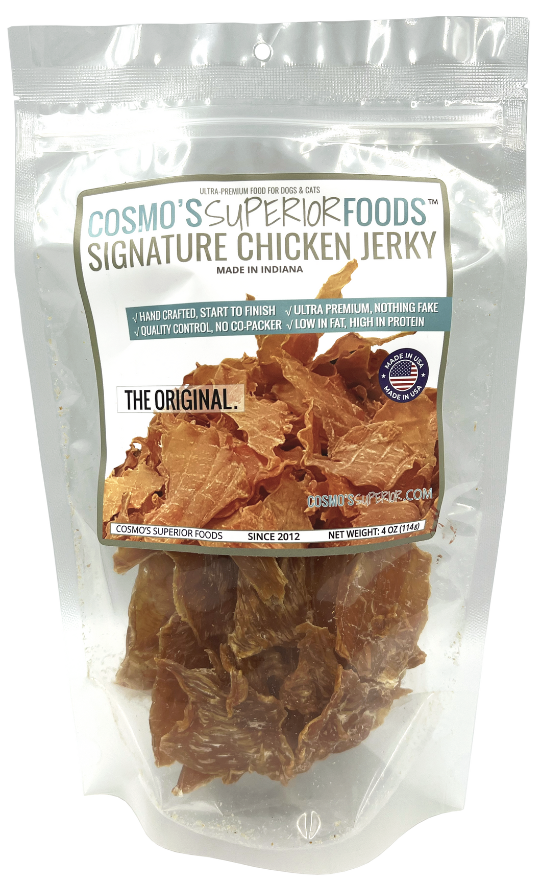 Cosmo's Signature Chicken Jerky - 4 oz