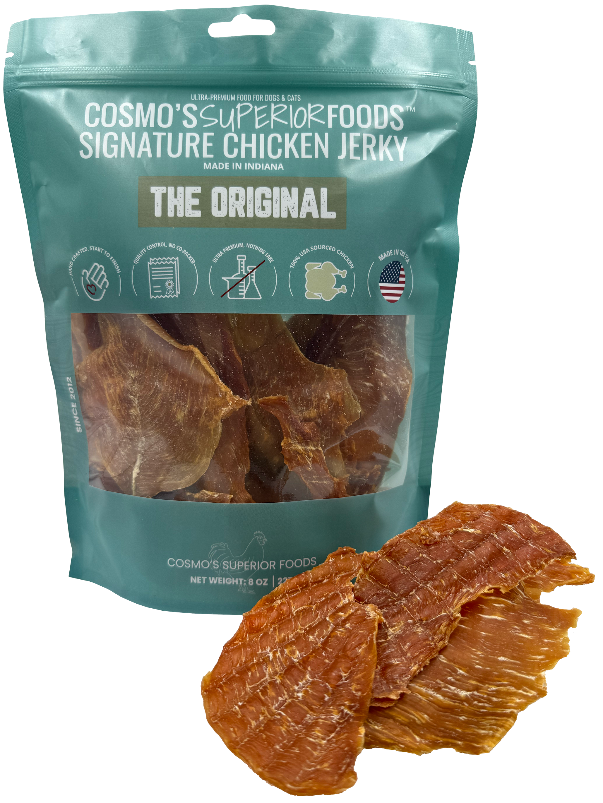 Cosmo's Signature Chicken Jerky - 8 oz