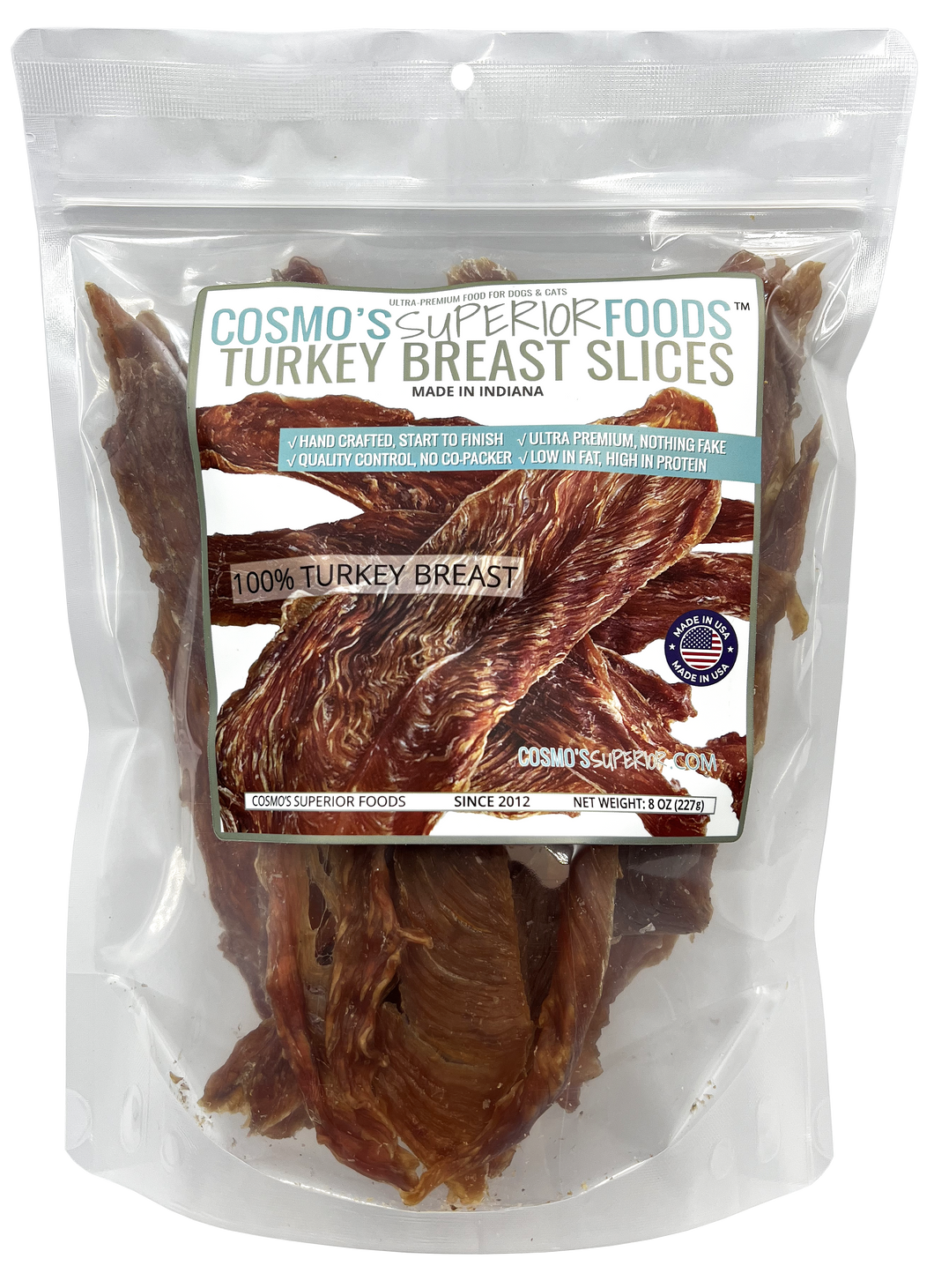 Cosmo's Signature Turkey Breast Slices - 8 oz